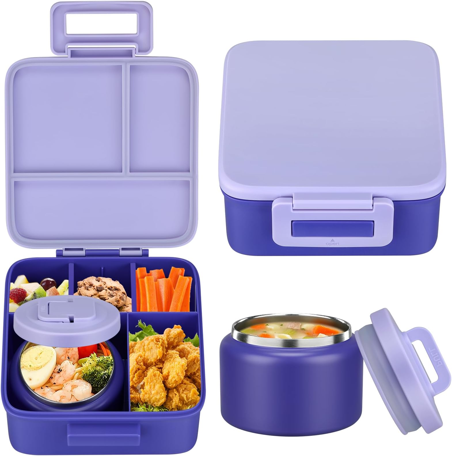 Meal Prep Bowl - Çocuklar için 1 Set Bento Öğle