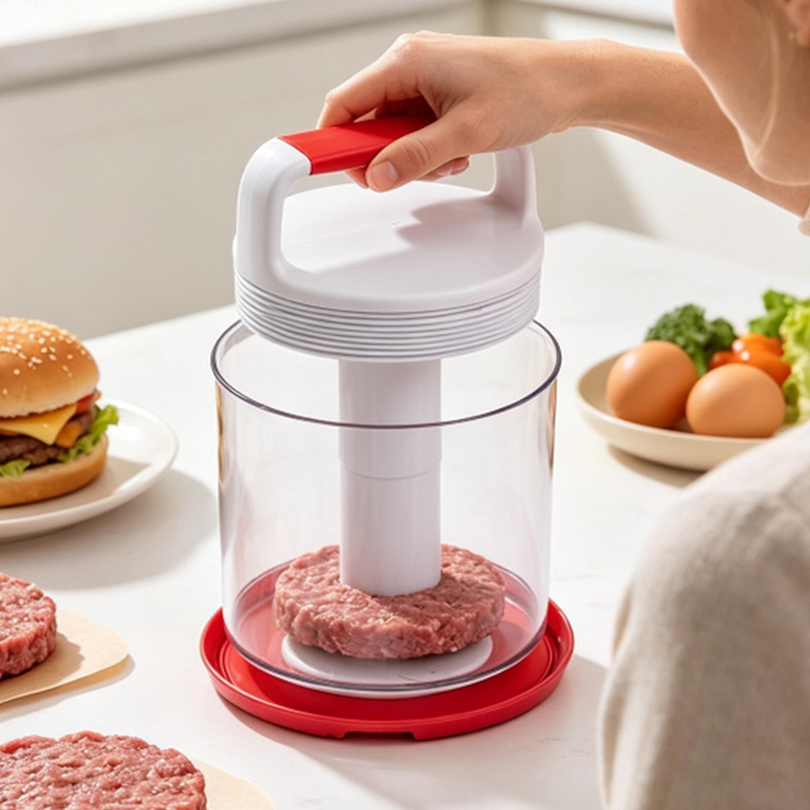 Meal Prep Template - Burger Presi, Yapışmaz Yüzeyli, Çok Amaçlı