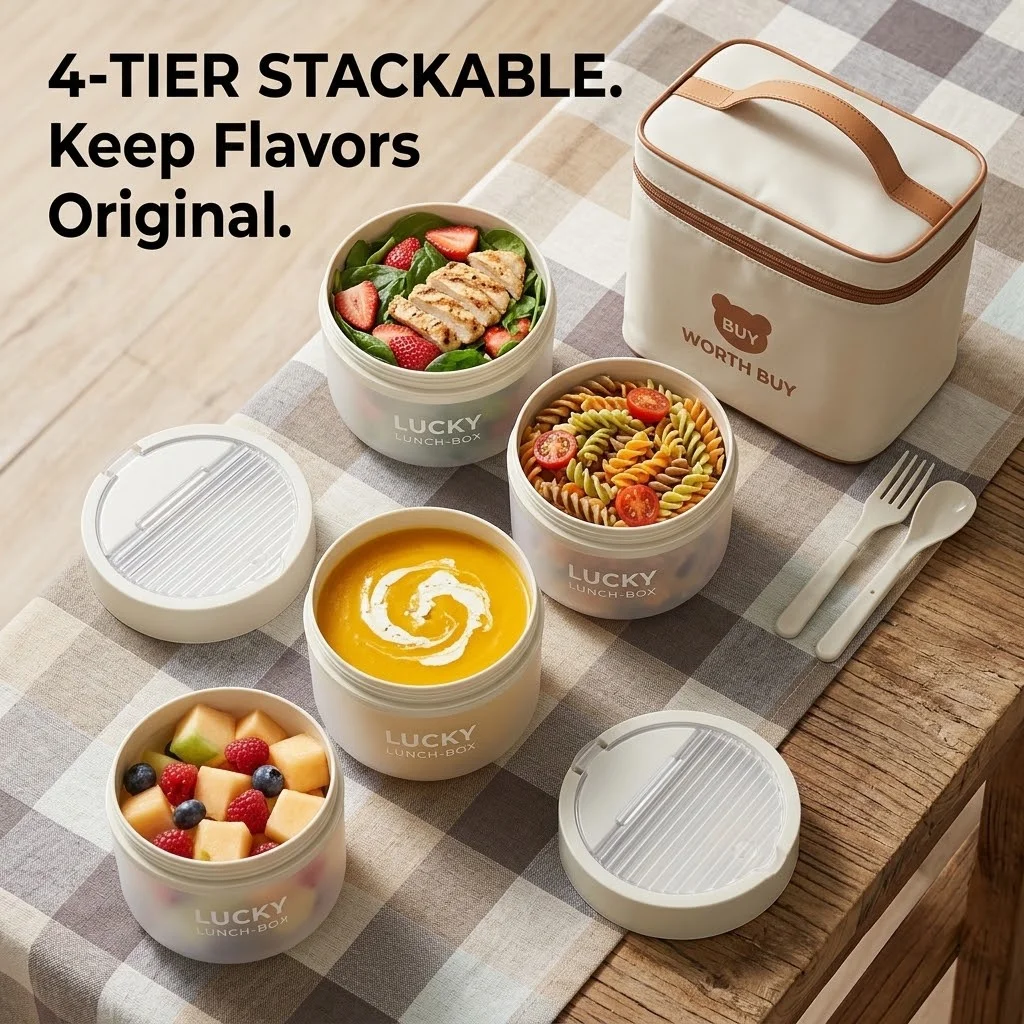 İstiflenebilir Plastik Bento K - Meal Prep Or Prep Meal incelemesi ve fiyatı