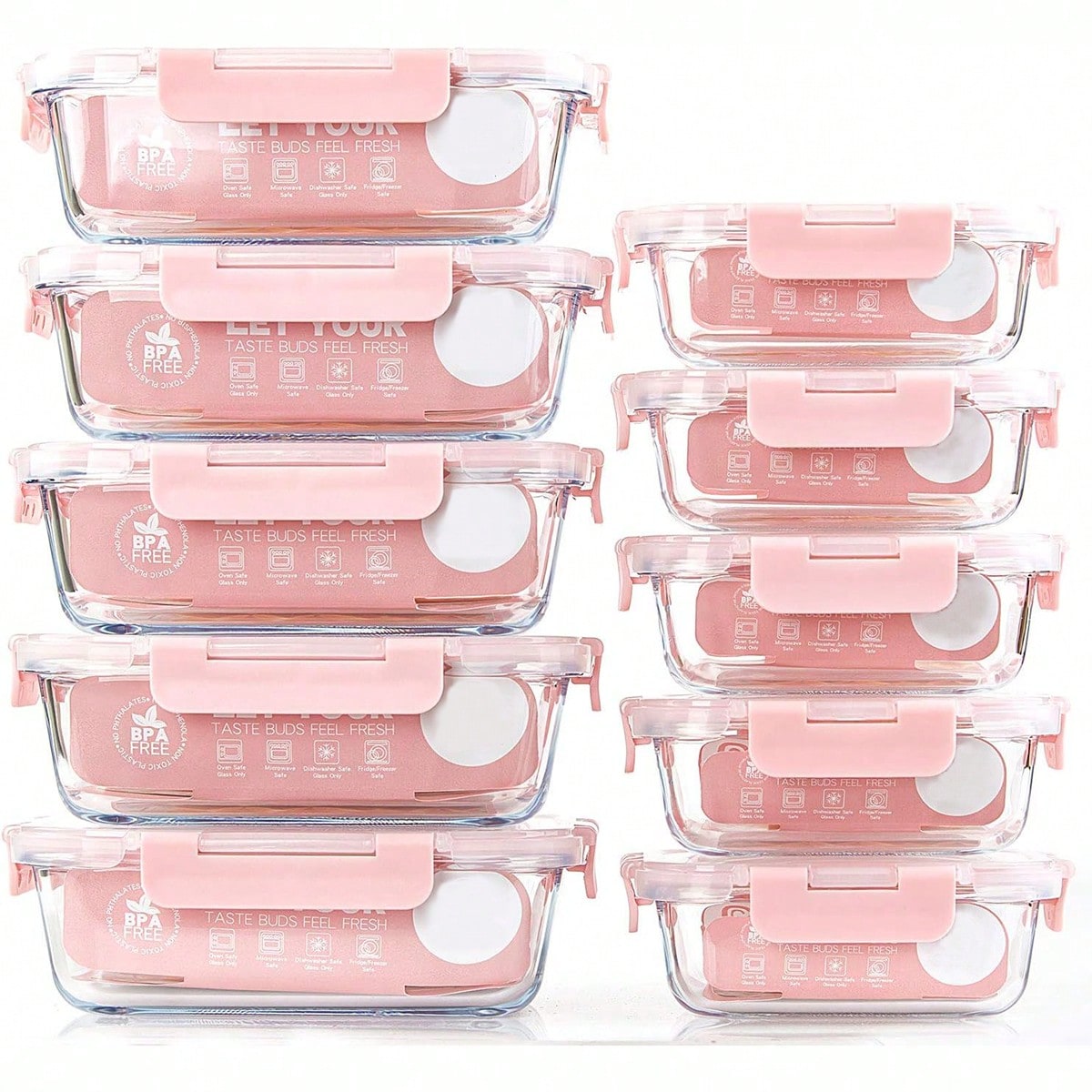 10'lu Paket Cam Yemek Hazırlık - Meal Prep Kitchen incelemesi ve fiyatı
