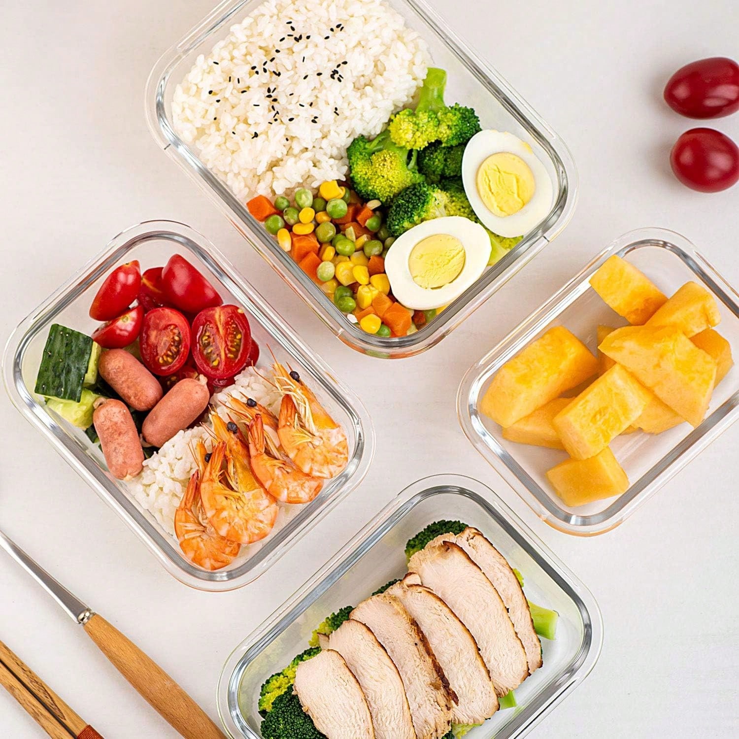 10'lu Paket Cam Yemek Hazırlık - Meal Prep Kitchen incelemesi ve fiyatı