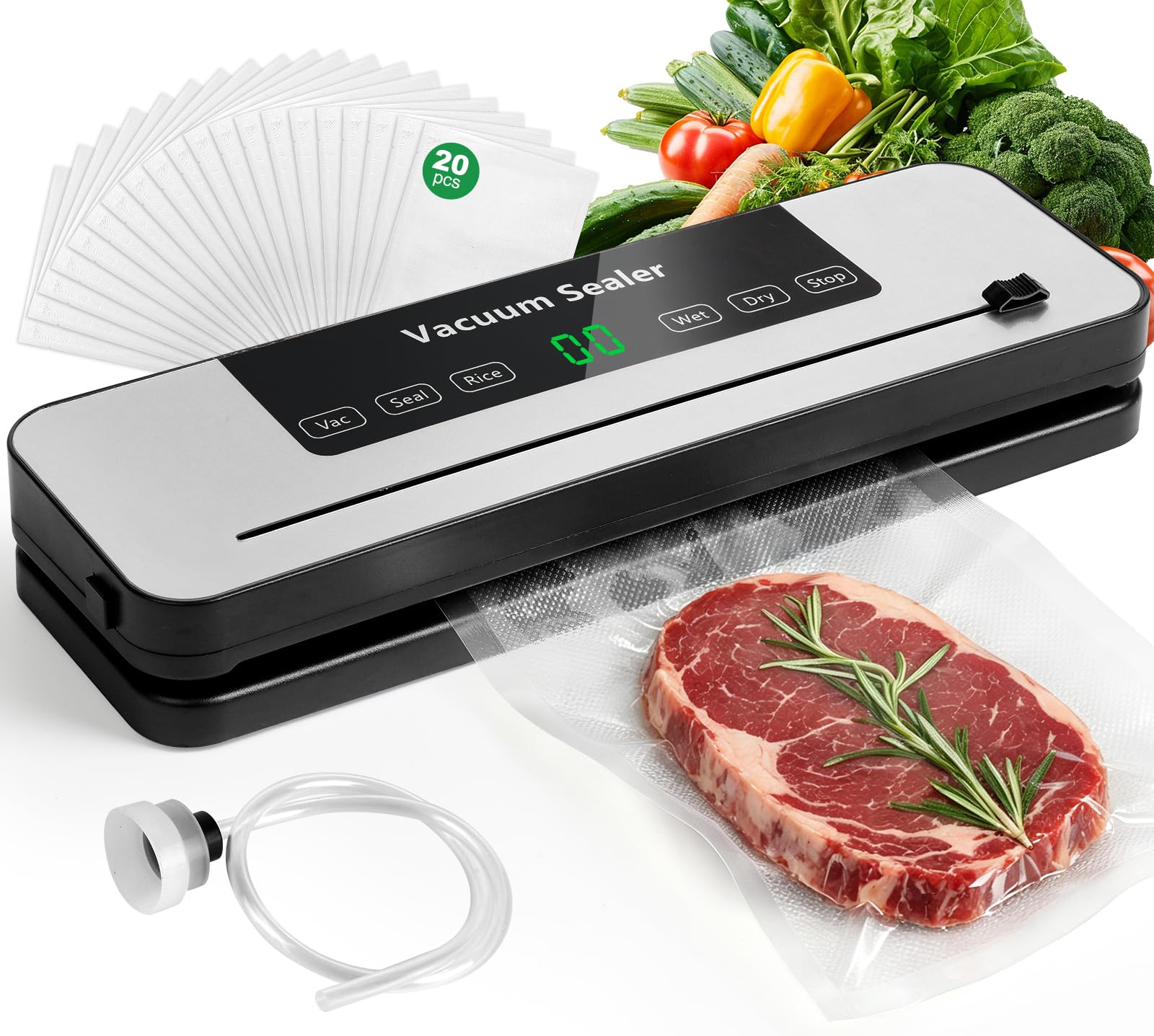 Gıda Vakum Makinesi, 6 Farklı  - Meal Prep With Rice incelemesi ve fiyatı