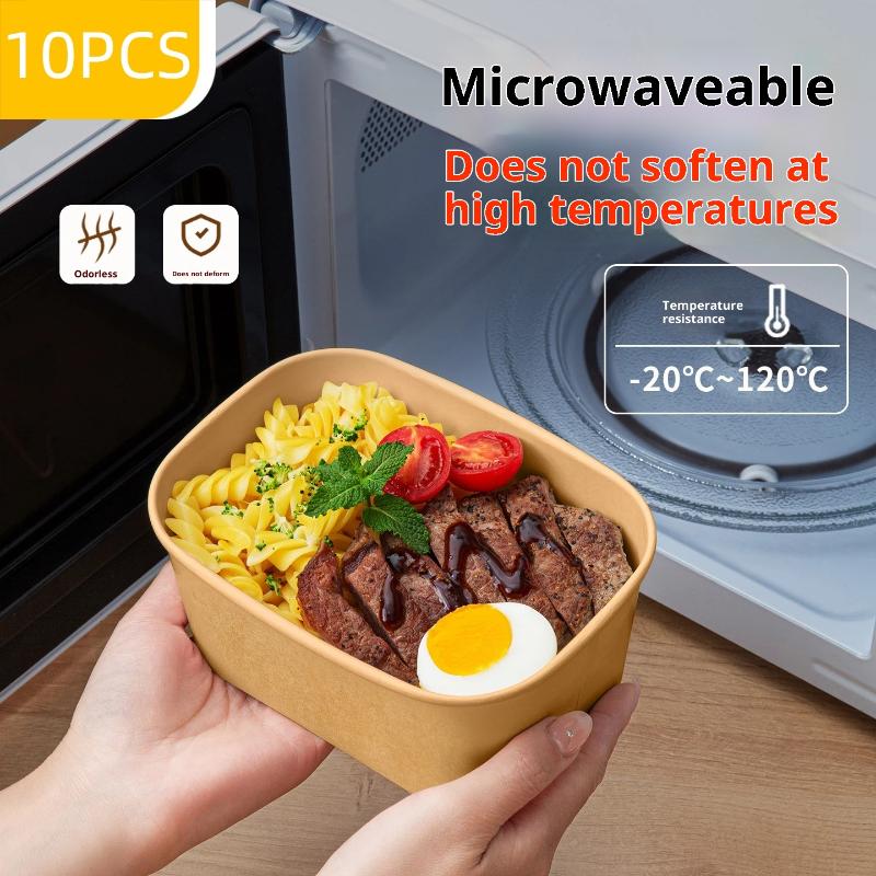 10 Adet Kare Tek Kullanımlık K - Meal Prep Bowl incelemesi ve fiyatı