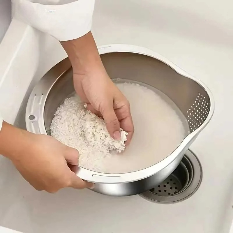 Paslanmaz Çelik Pirinç Yıkama  - Meal Prep With Rice incelemesi ve fiyatı